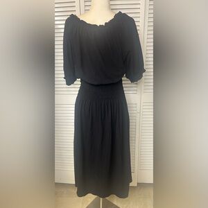 Sundry/Anthropologie Boho Black Dress Size XL